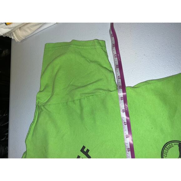 Vintage Powder Puff Shirt College Phi Kappa Psi Green Football Tee 2007 M Medium - Picture 7 of 8